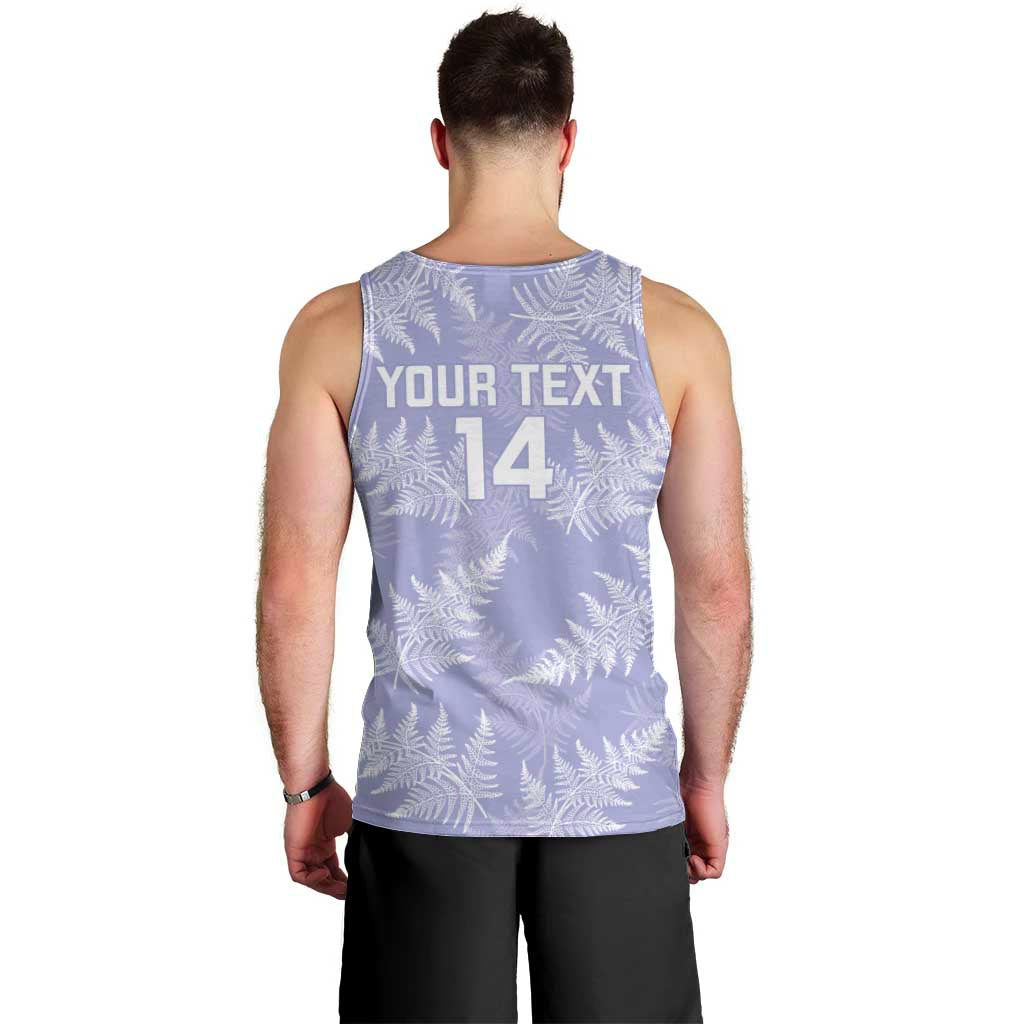 New Zealand Silver Fern Rugby Custom Men Tank Top Go Aotearoa Champions Purple Version - Polynesian Pride