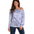 New Zealand Silver Fern Rugby Custom Off Shoulder Sweater Go Aotearoa Champions Purple Version - Polynesian Pride