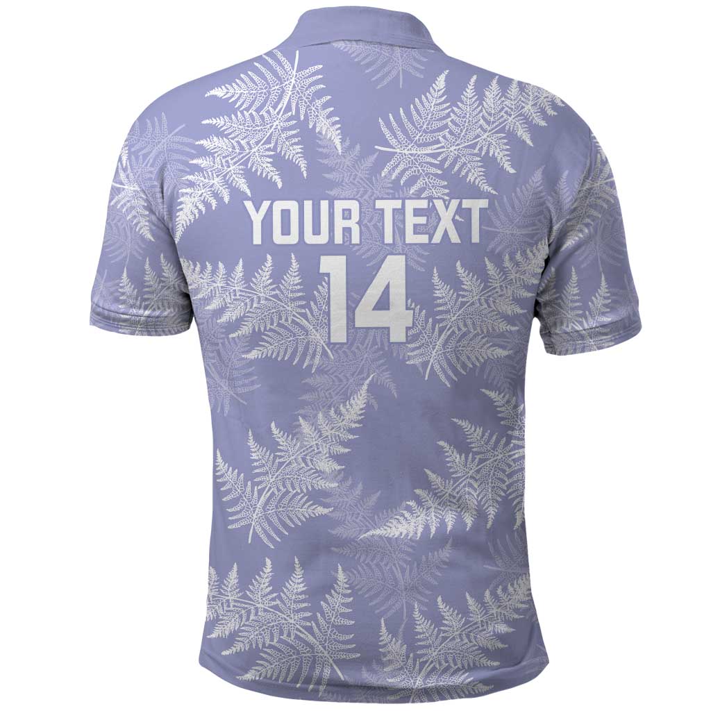 New Zealand Silver Fern Rugby Custom Polo Shirt Go Aotearoa Champions Purple Version - Polynesian Pride