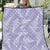 New Zealand Silver Fern Rugby Custom Quilt Go Aotearoa Champions Purple Version - Polynesian Pride
