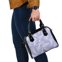 New Zealand Silver Fern Rugby Custom Shoulder Handbag Go Aotearoa Champions Purple Version - Polynesian Pride