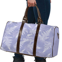 New Zealand Silver Fern Rugby Custom Travel Bag Go Aotearoa Champions Purple Version - Polynesian Pride