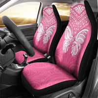 New Zealand Breast Cancer Awareness Car Seat Cover Maori Butterfly Pink Ribbon LT14 - Polynesian Pride