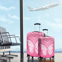 New Zealand Breast Cancer Awareness Luggage Cover Maori Butterfly Pink Ribbon LT14 - Polynesian Pride