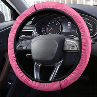 New Zealand Breast Cancer Awareness Steering Wheel Cover Maori Butterfly Pink Ribbon LT14 - Polynesian Pride