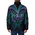 Suicide Prevention New Zealand Padded Jacket Aotearoa Maori Butterfly Mix Silver Fern - Polynesian Pride