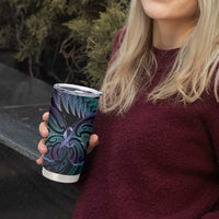 Suicide Prevention New Zealand Tumbler Cup Aotearoa Maori Butterfly Mix Silver Fern - Polynesian Pride