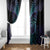 Suicide Prevention New Zealand Window Curtain Aotearoa Maori Butterfly Mix Silver Fern - Polynesian Pride