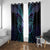 Suicide Prevention New Zealand Window Curtain Aotearoa Maori Butterfly Mix Silver Fern - Polynesian Pride
