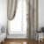 Beige Hawaii Window Curtain Hammerhead Shark Tattoo Curve Polynesian - Polynesian Pride