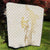 Gold and White Hawaii Quilt Hammerhead Shark Tattoo Curve Polynesian - Polynesian Pride