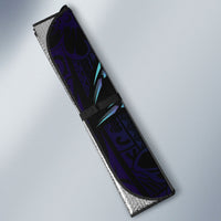 Personalised Polynesia Suicide Prevention Month Auto Sun Shade Brave Strong Butterfly Teal Purple Ribbon LT14 - Polynesian Pride