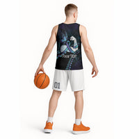 Personalised Polynesia Suicide Prevention Month Basketball Jersey Brave Strong Butterfly Teal Purple Ribbon LT14 - Polynesian Pride