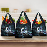 Personalised Polynesia Suicide Prevention Month Grocery Bag Brave Strong Butterfly Teal Purple Ribbon LT14 3-pack One Size Purple - Polynesian Pride