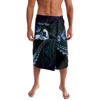 Personalised Polynesia Suicide Prevention Month Lavalava Brave Strong Butterfly Teal Purple Ribbon LT14 Purple - Polynesian Pride
