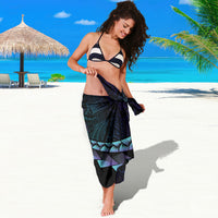 Personalised Polynesia Suicide Prevention Month Sarong Brave Strong Butterfly Teal Purple Ribbon LT14 - Polynesian Pride