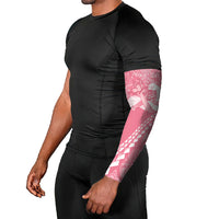 Personalised Polynesia Breast Cancer Awareness Arm Sleeves Brave Strong Butterfly Pink Ribbon