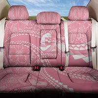 Personalised Polynesia Breast Cancer Awareness Back Car Seat Cover Brave Strong Butterfly Pink Ribbon LT14 One Size Pink - Polynesian Pride