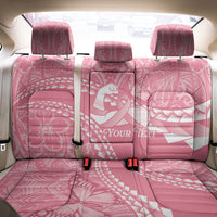 Personalised Polynesia Breast Cancer Awareness Back Car Seat Cover Brave Strong Butterfly Pink Ribbon LT14 - Polynesian Pride