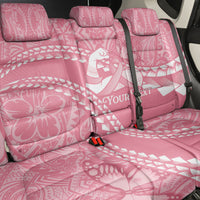 Personalised Polynesia Breast Cancer Awareness Back Car Seat Cover Brave Strong Butterfly Pink Ribbon LT14 - Polynesian Pride