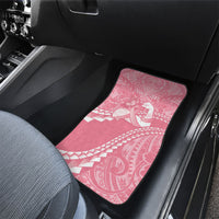 Personalised Polynesia Breast Cancer Awareness Car Mats Brave Strong Butterfly Pink Ribbon LT14 - Polynesian Pride