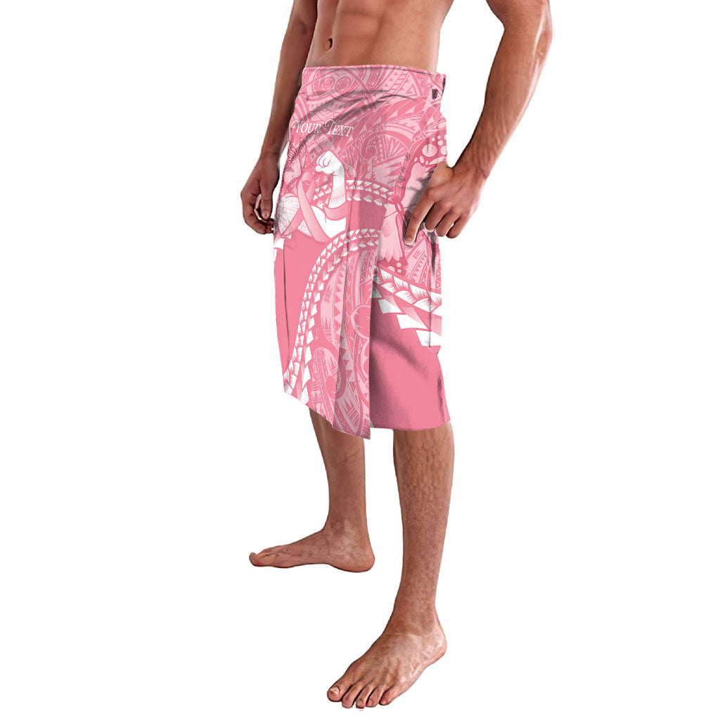 Personalised Polynesia Breast Cancer Awareness Lavalava Brave Strong Butterfly Pink Ribbon LT14 - Polynesian Pride