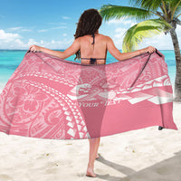 Personalised Polynesia Breast Cancer Awareness Sarong Brave Strong Butterfly Pink Ribbon LT14 - Polynesian Pride