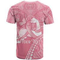 Personalised Polynesia Breast Cancer Awareness T Shirt Brave Strong Butterfly Pink Ribbon LT14 - Polynesian Pride