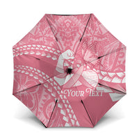 Personalised Polynesia Breast Cancer Awareness Umbrella Brave Strong Butterfly Pink Ribbon