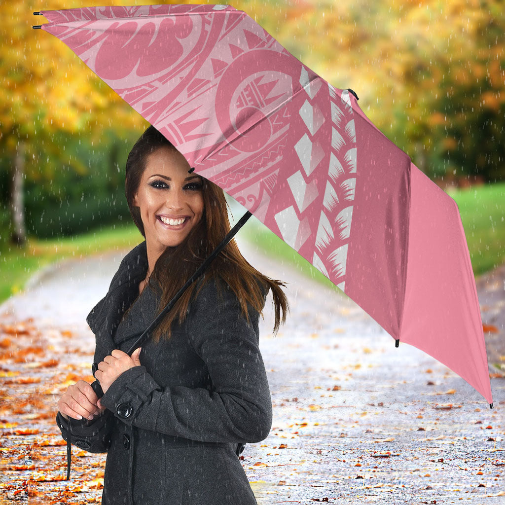 Personalised Polynesia Breast Cancer Awareness Umbrella Brave Strong Butterfly Pink Ribbon