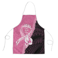 Polynesia Breast Cancer Awareness Apron Fight With Hope Pink Ribbon Boxing Gloves