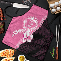 Polynesia Breast Cancer Awareness Apron Fight With Hope Pink Ribbon Boxing Gloves