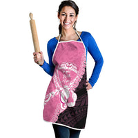 Polynesia Breast Cancer Awareness Apron Fight With Hope Pink Ribbon Boxing Gloves