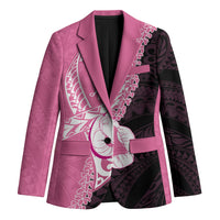 Personalised Polynesia Breast Cancer Awareness Blazer Fight With Hope Pink Ribbon Boxing Gloves