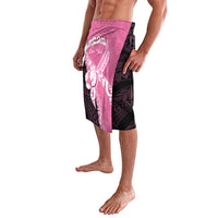 Personalised Polynesia Breast Cancer Awareness Lavalava Fight With Hope Pink Ribbon Boxing Gloves