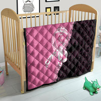 Polynesia Breast Cancer Awareness Quilt Fight With Hope Pink Ribbon Boxing Gloves