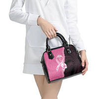 Polynesia Breast Cancer Awareness Shoulder Handbag Fight With Hope Pink Ribbon Boxing Gloves
