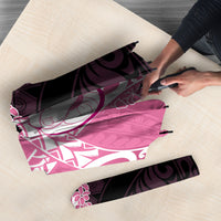 Polynesia Breast Cancer Awareness Umbrella Fight With Hope Pink Ribbon Boxing Gloves