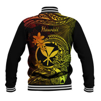 Hawaii Baseball Jacket Pineapple Mix Polynesian Plumeria Reggae Version LT14 - Polynesian Pride