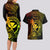 hawaii-couples-matching-long-sleeve-bodycon-dress-and-hawaiian-shirt-shaka-tattoo-mix-polynesian-plumeria-reggae-version
