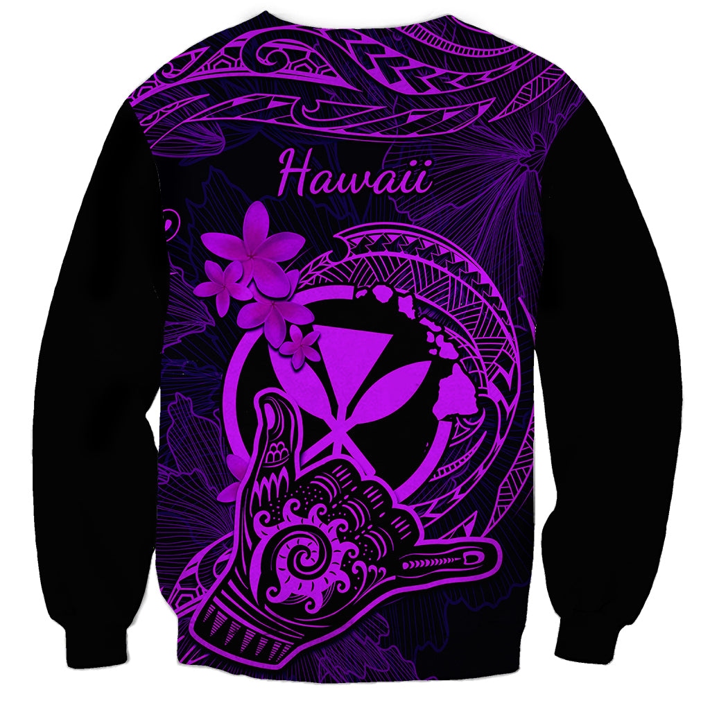 hawaii-sweatshirt-shaka-tattoo-mix-polynesian-plumeria-purple-version