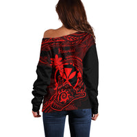 hawaii-off-shoulder-sweater-shaka-tattoo-mix-polynesian-plumeria-red-version