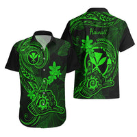 hawaii-hawaiian-shirt-shaka-tattoo-mix-polynesian-plumeria-green-version