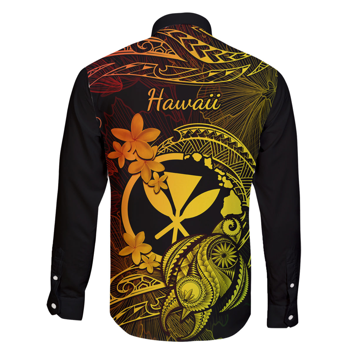 hawaii-family-matching-short-sleeve-bodycon-dress-and-hawaiian-shirt-turtle-mix-polynesian-plumeria-reggae-version
