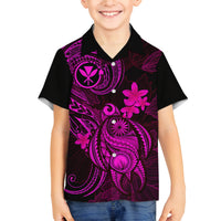 hawaii-kid-hawaiian-shirt-turtle-mix-polynesian-plumeria-pink-version