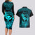 hawaii-couples-matching-long-sleeve-bodycon-dress-and-hawaiian-shirt-turtle-mix-polynesian-plumeria-turquoise-version