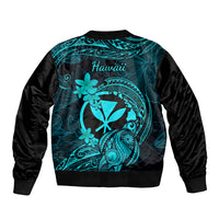hawaii-sleeve-zip-bomber-jacket-turtle-mix-polynesian-plumeria-turquoise-version