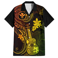 hawaii-family-matching-off-shoulder-long-sleeve-dress-and-hawaiian-shirt-ukulele-mix-polynesian-plumeria-reggae-version