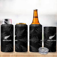 New Zealand Silver Fern Rugby 4 in 1 Can Cooler Tumbler Go Aotearoa Champions World Cup LT14 - Polynesian Pride