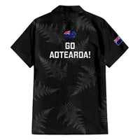 New Zealand Silver Fern Rugby Family Matching Summer Maxi Dress and Hawaiian Shirt - 2023 Go Aotearoa Champions World Cup LT14 - Polynesian Pride